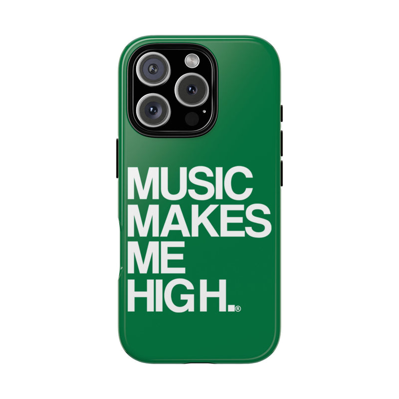 MMMH Classic Phone Case: Dark Green | White