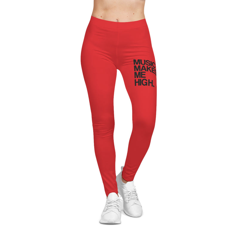 MMMH Leggings: Red | Black