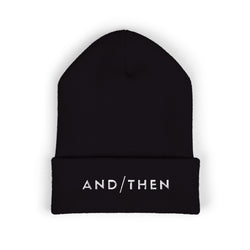 IJTT Beanie Hat: AT Slash White | Black