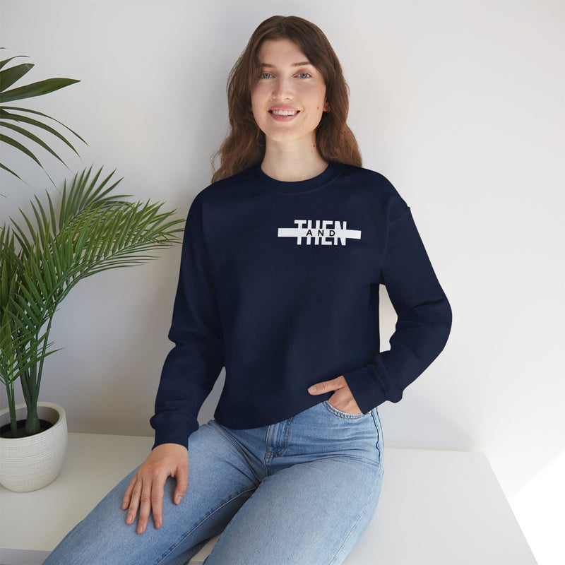 IJTT Unisex Sweatshirt: AT Strike White | Navy