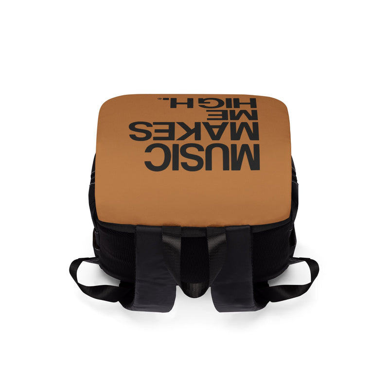 MMMH Backpack: Light Brown | Black Lettering