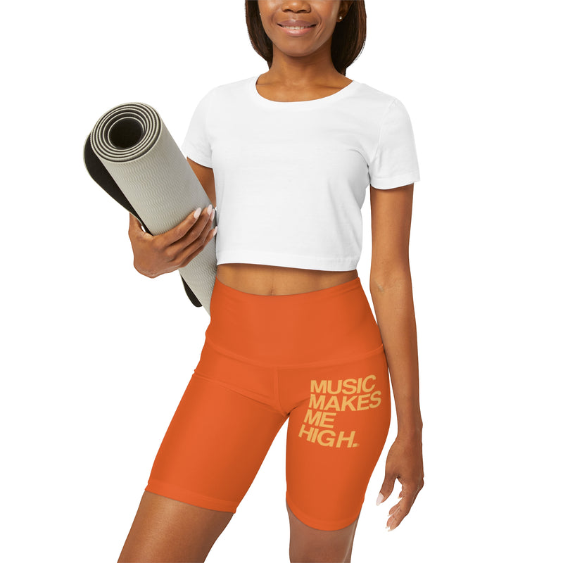 MMMH Yoga Shorts: Orange | Light Orange