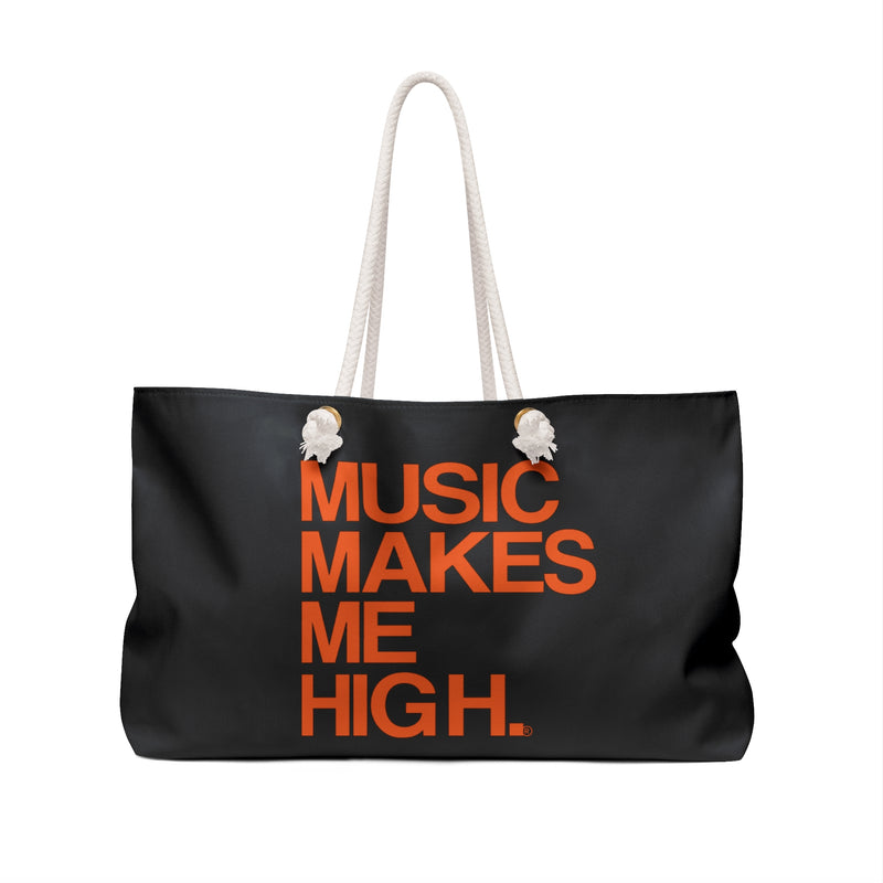 MMMH Weekender Bag (Rope Handle): Black | Orange