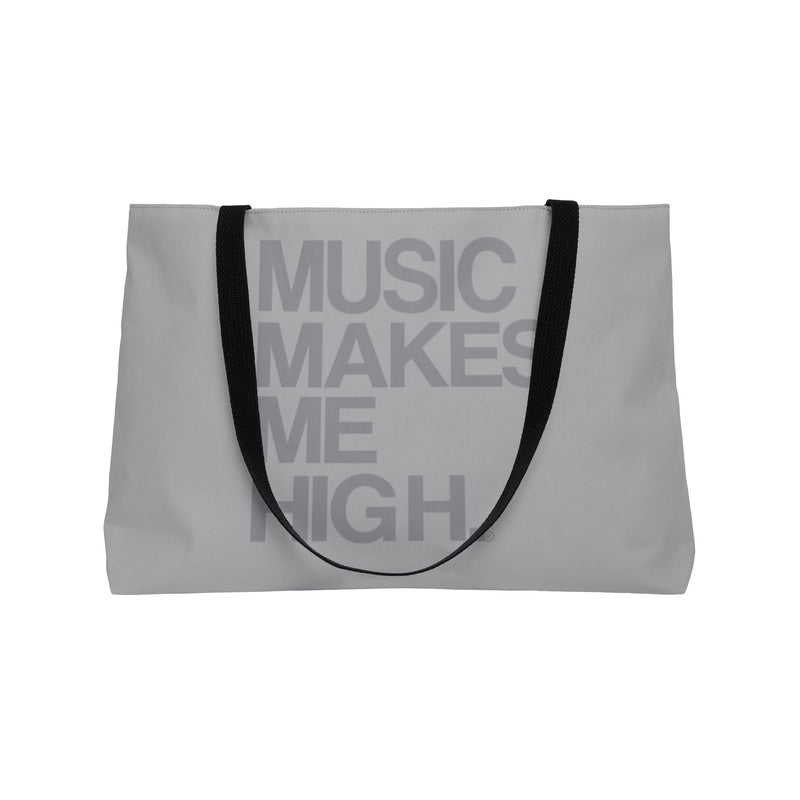 MMMH Weekender Bag (Black Handle): Light Grey | Grey