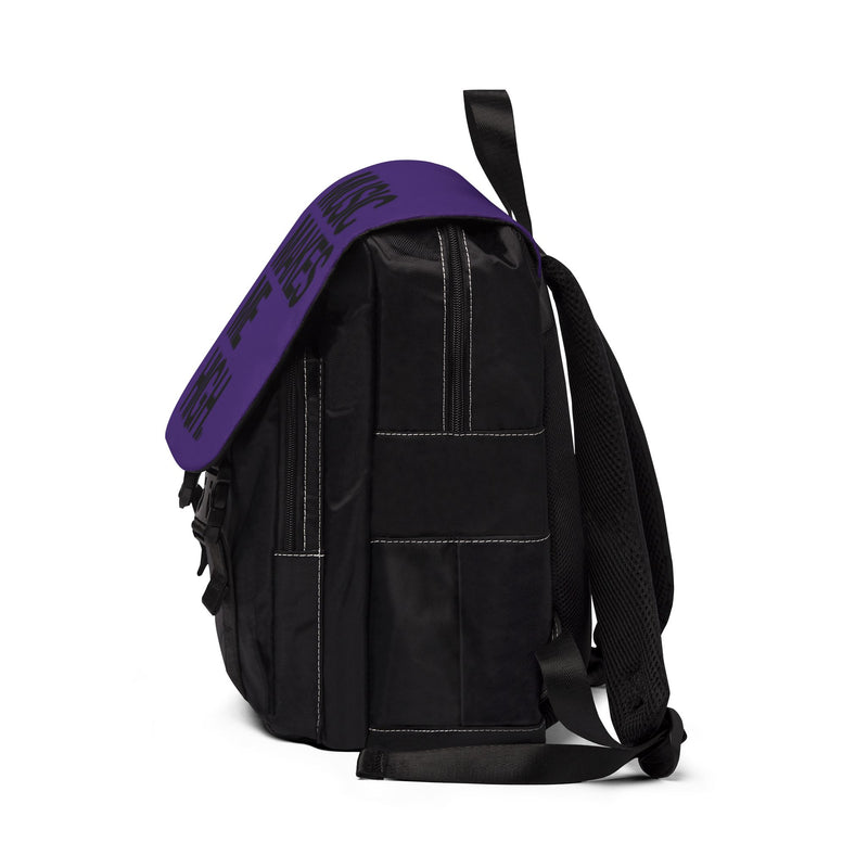 MMMH Backpack: Purple | Black Lettering