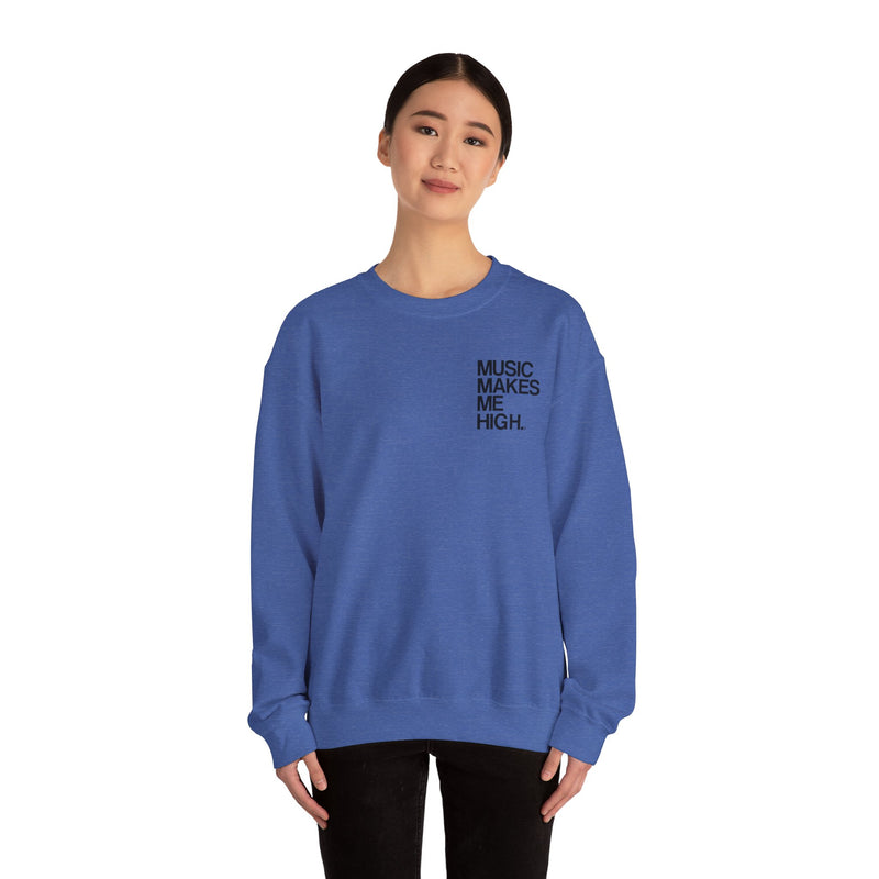 MMMH Unisex Sweatshirt: Heather Sport Royal | Black