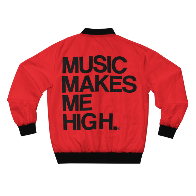 MMMH Bomber Jacket: Red | Black Lettering