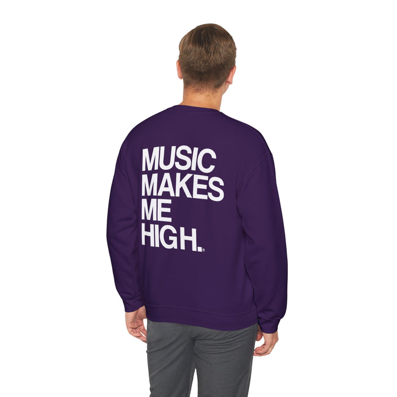 MMMH Unisex Sweatshirt: Purple | White Lettering