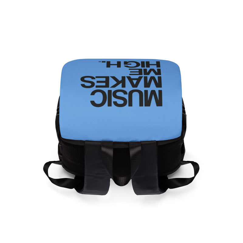 MMMH Backpack: Light Blue | Black Lettering