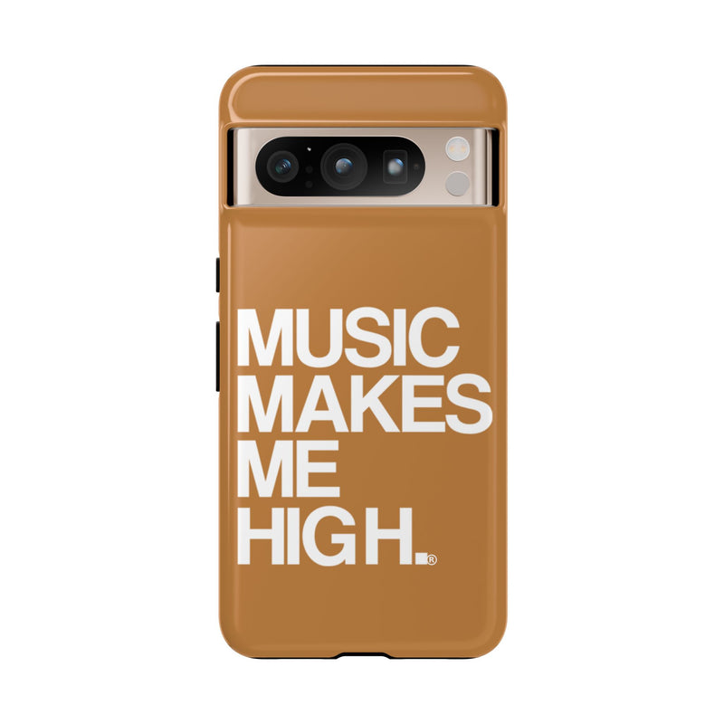 MMMH Classic Phone Case: Light Brown | White