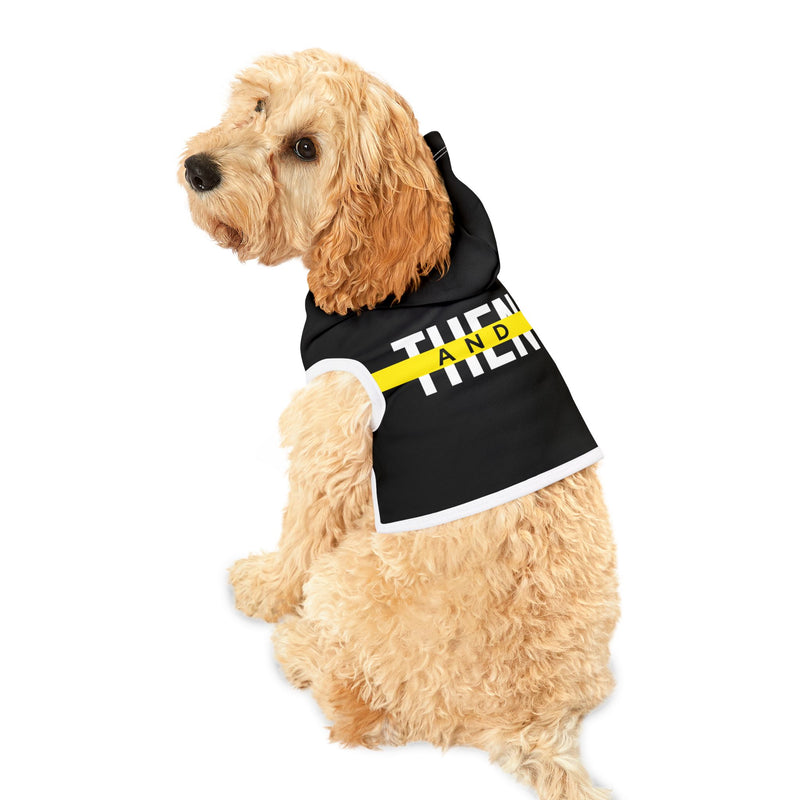 IJTT Pet Hoodie: AT Strike White/Yellow | Black