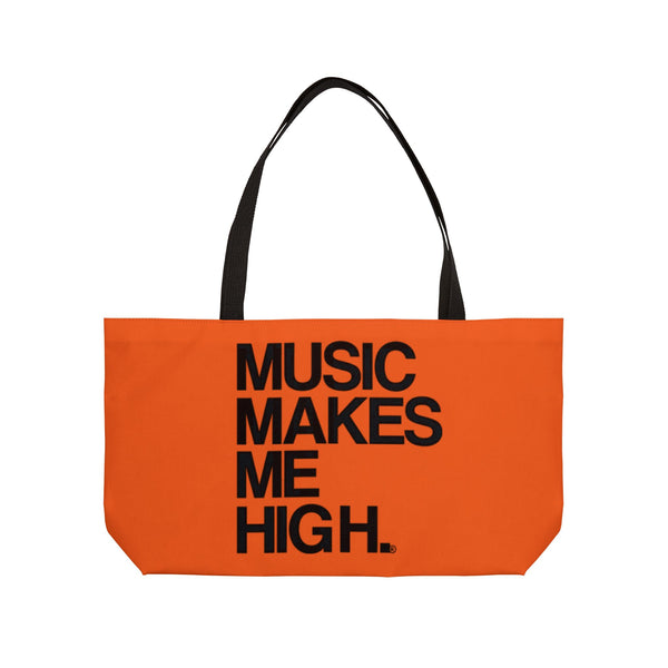 MMMH Weekender Bag (Black Handle): Orange | Black