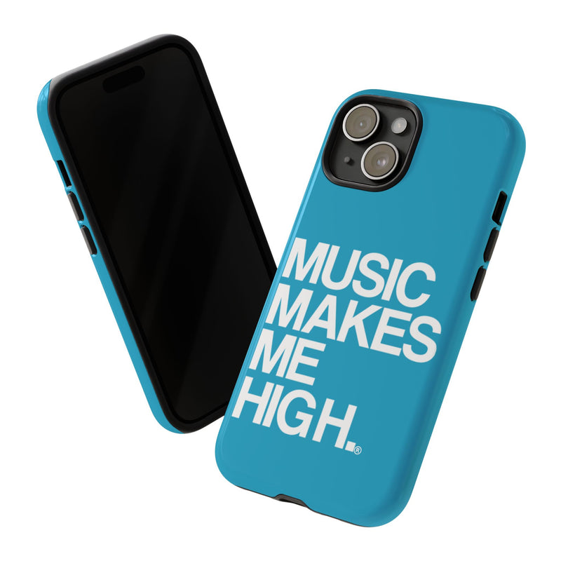 MMMH Classic Phone Case: Turquoise | White