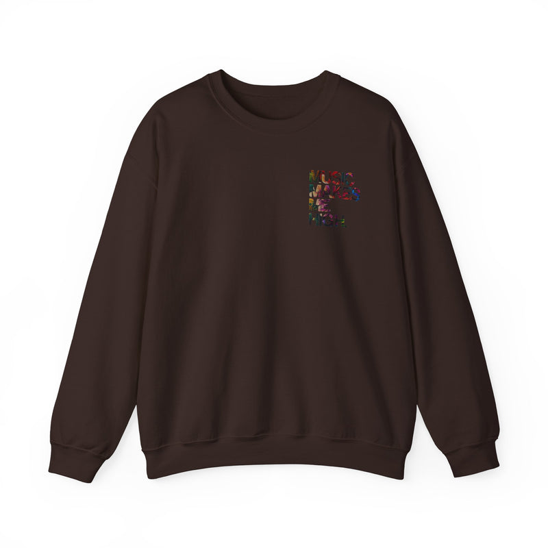 MMMH Unisex Sweatshirt: Dark Chocolate | Floral