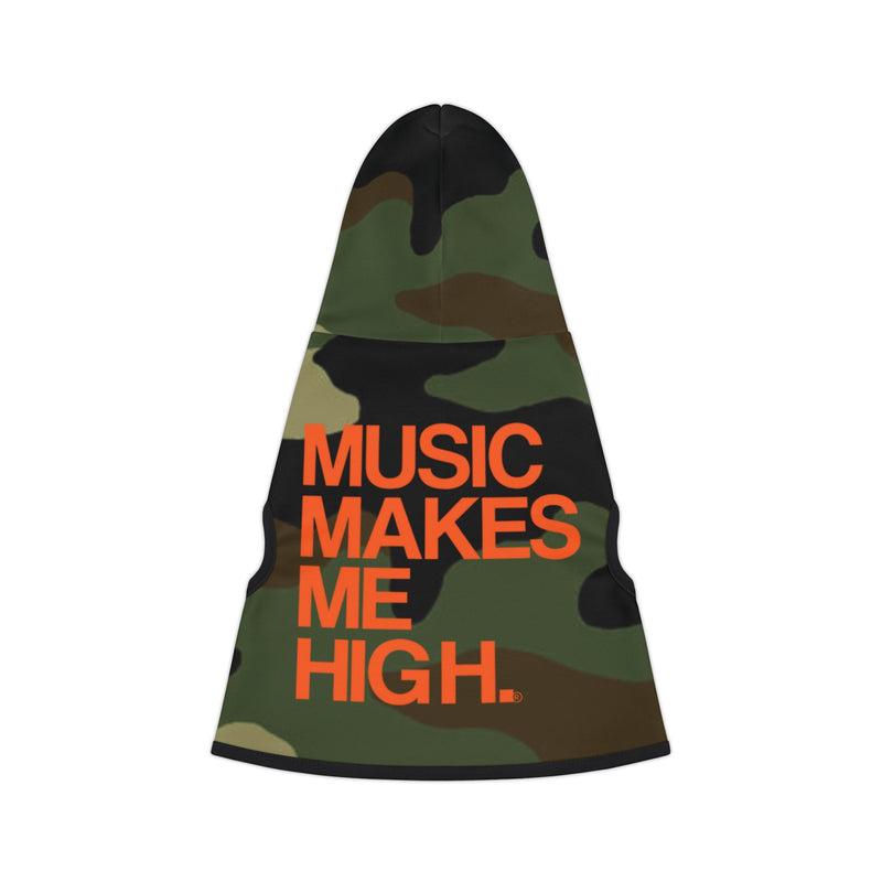 MMMH Pet Hoodie: Camo | Orange