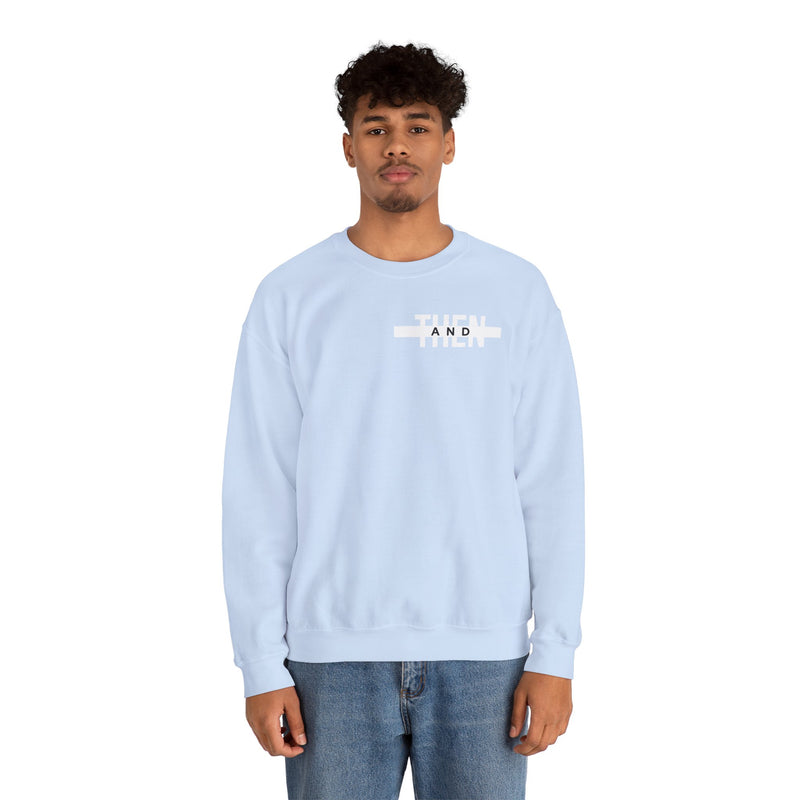 IJTT Unisex Sweatshirt: AT Strike White | Light Blue