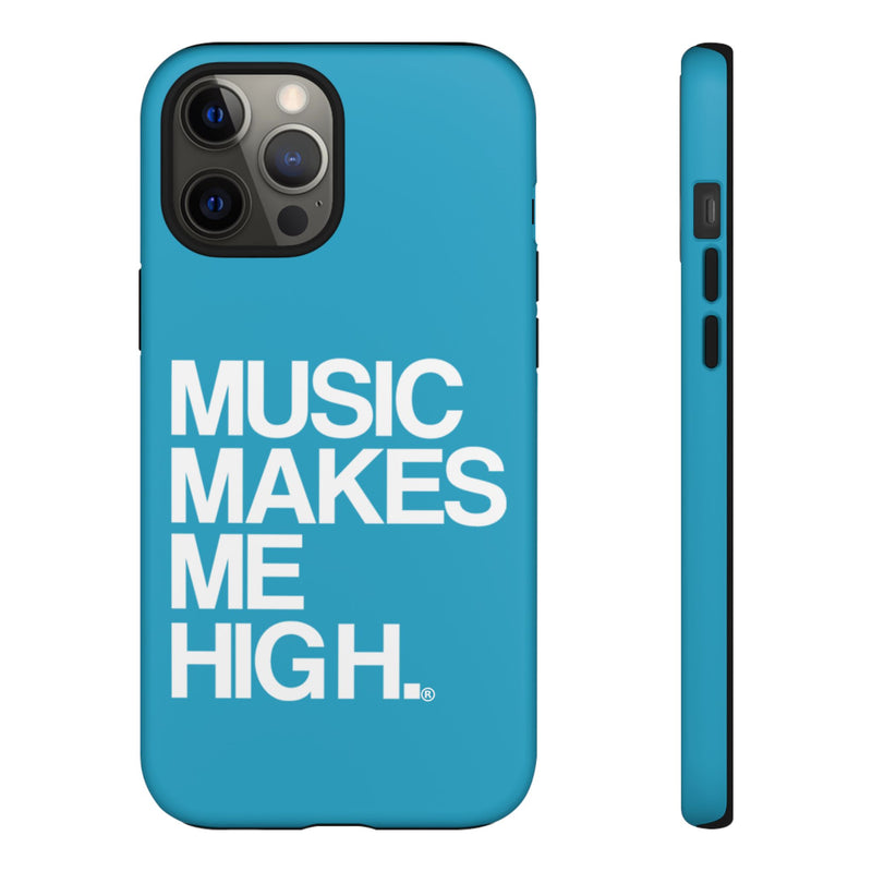 MMMH Classic Phone Case: Turquoise | White