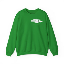 IJTT Unisex Sweatshirt: AT Strike White | Irish Green