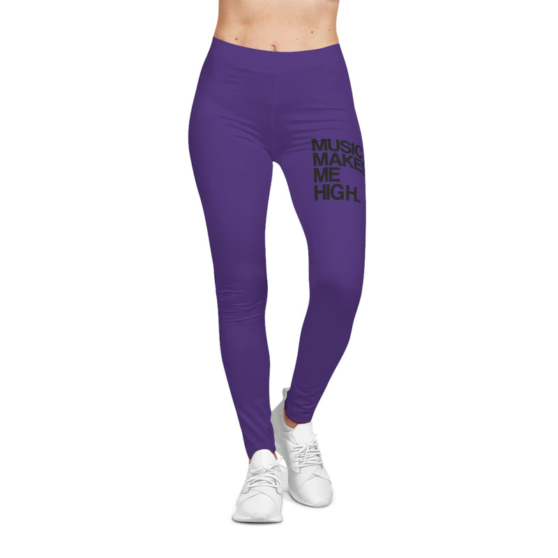 MMMH Leggings: Purple | Black