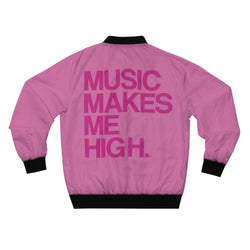 MMMH Unisex Bomber Jacket: Light Pink | Pink