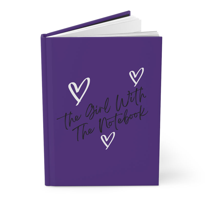 TGWTN Hardcover Journal: White/Black | Purple