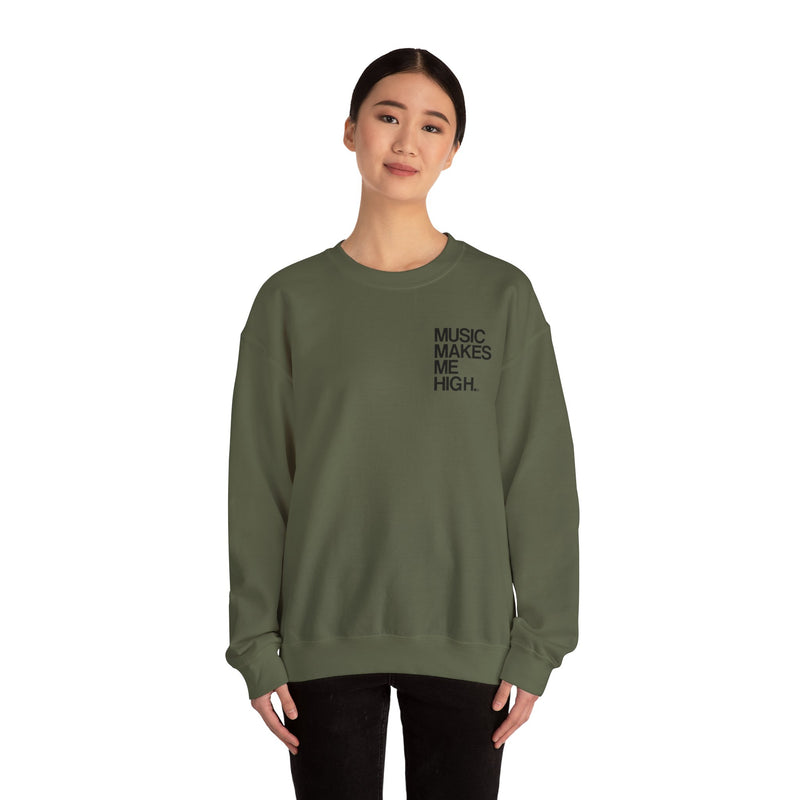 MMMH Unisex Sweatshirt: Military Green | Black Lettering