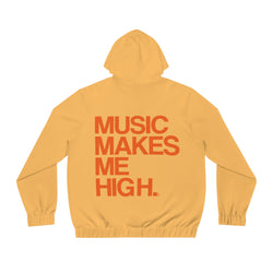 MMMH Unisex Zip Hoodie: Light Orange | Orange