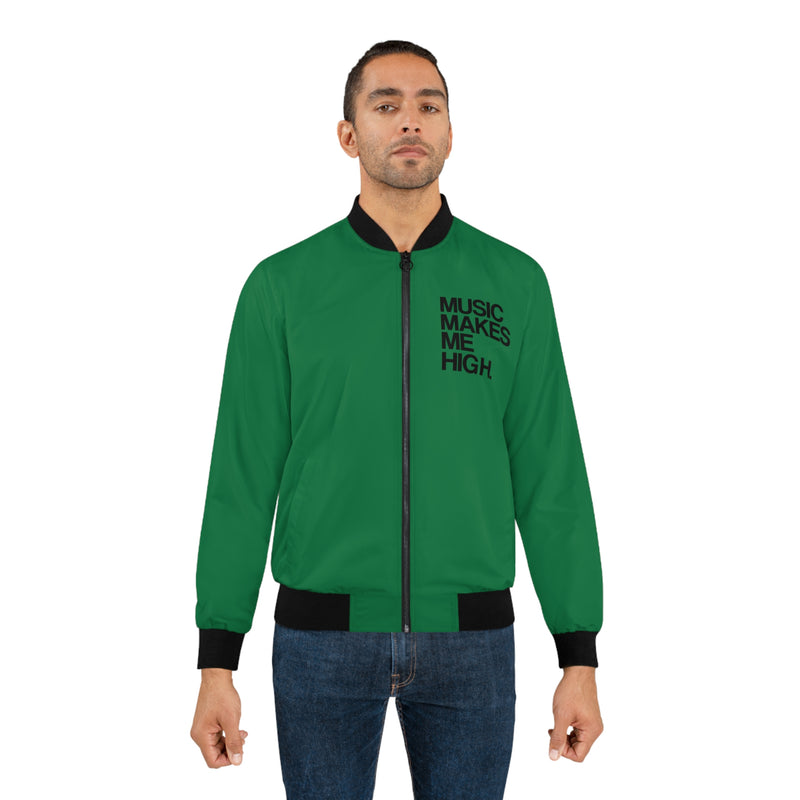 MMMH Bomber Jacket: Dark Green | Black Lettering