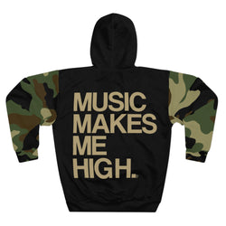 MMMH Unisex Hoodie: Camo/Black | Gold