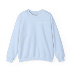 IJTT Unisex Sweatshirt: AT Slash White | Light Blue