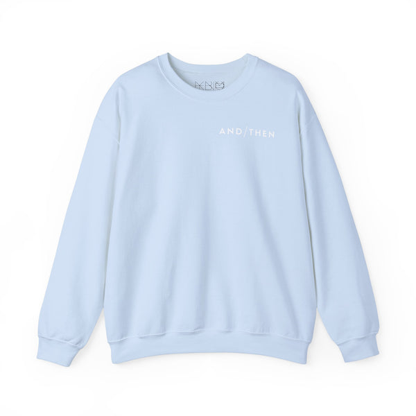 IJTT Unisex Sweatshirt: AT Slash White | Light Blue