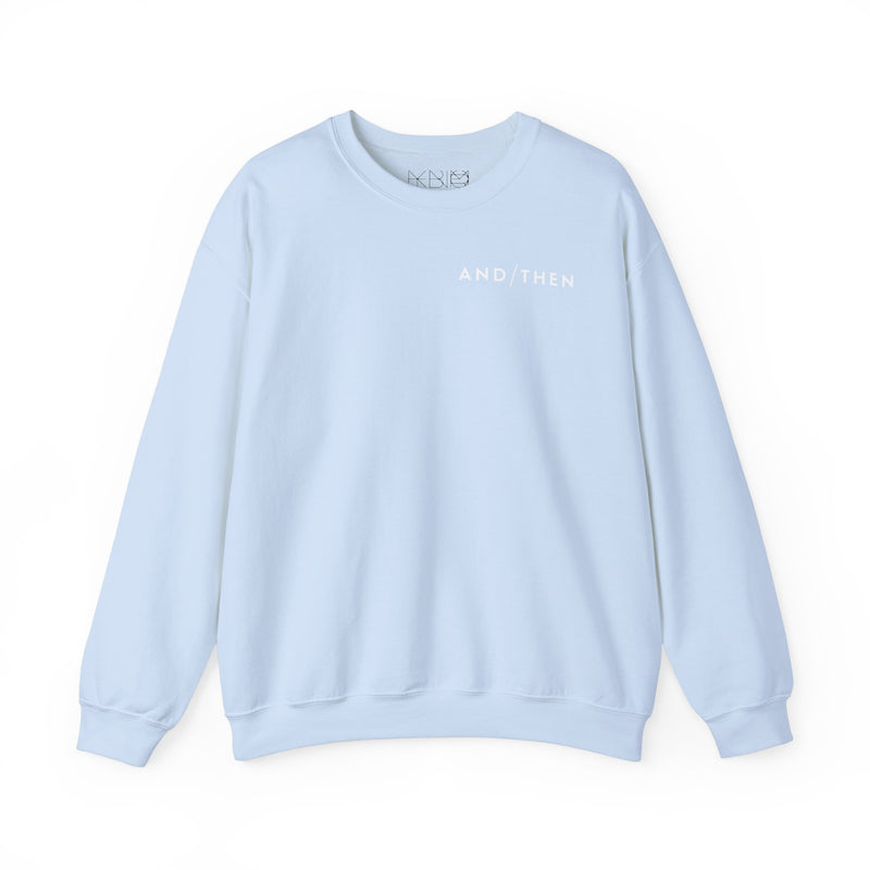 IJTT Unisex Sweatshirt: AT Slash White | Light Blue