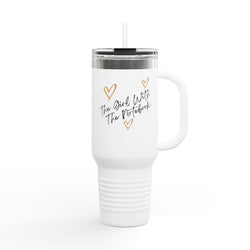 TGWTN Insulated Mug: Brown/Black | White