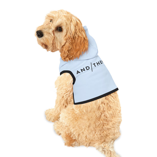 IJTT Pet Hoodie: AT Slash Black | Light Blue