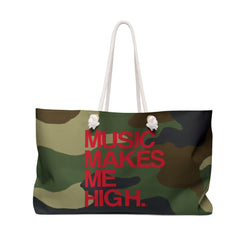 MMMH Weekender Bag (Rope Handle): Camo | Red