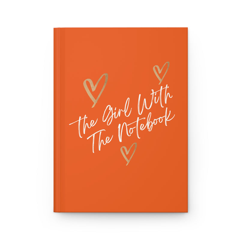 TGWTN Hardcover Journal: Brown/White | Orange