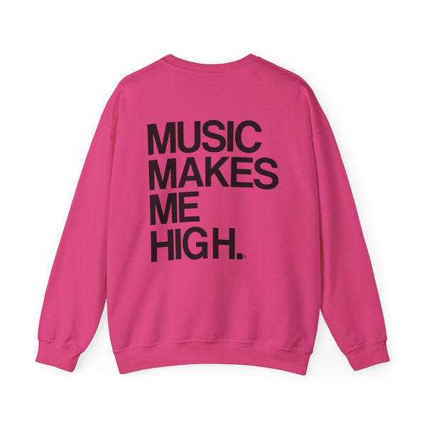 MMMH Unisex Sweatshirt: Heliconia | Black Lettering