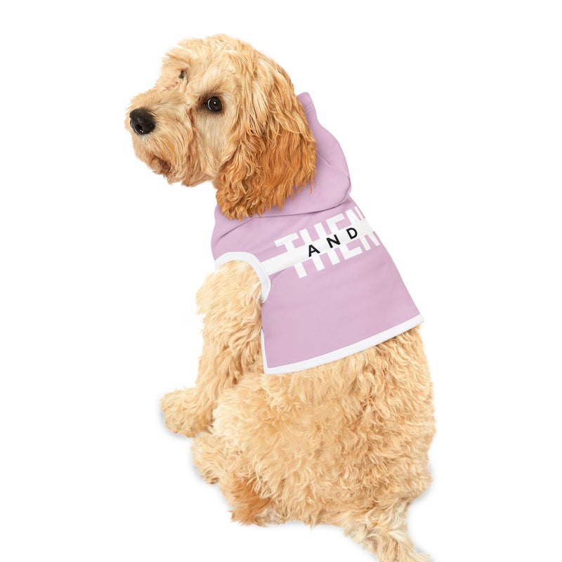 IJTT Pet Hoodie: AT Strike Lilac | White