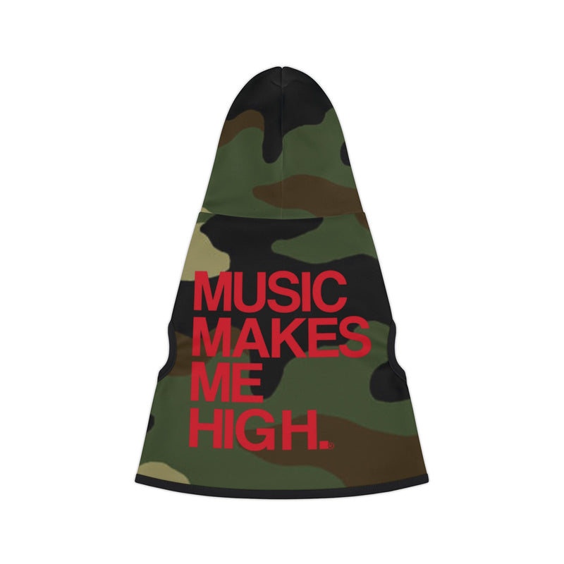 MMMH Pet Hoodie: Camo | Red