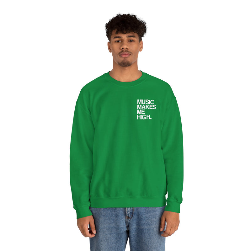 MMMH Unisex Sweatshirt: Irish Green | White