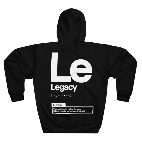 NOVL Unisex Hoodie: Legacy Black | White