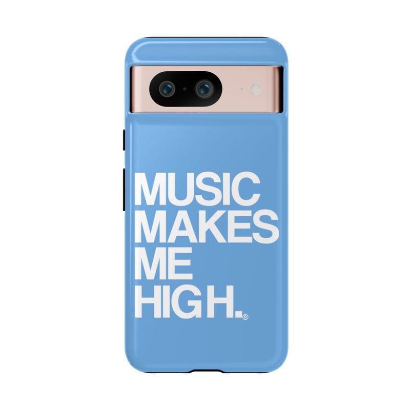 MMMH Classic Phone Case: Light Blue | White