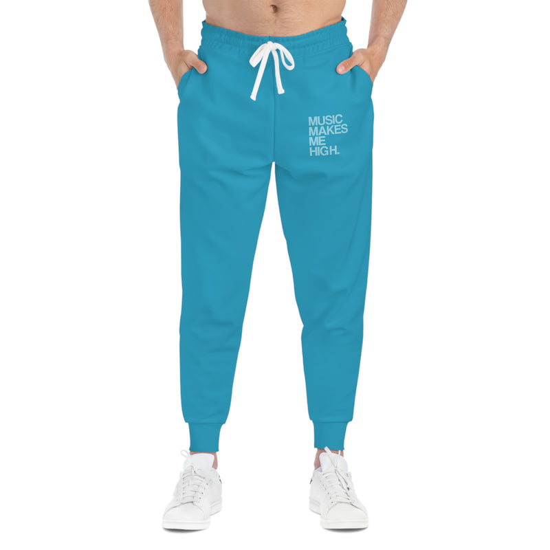 MMMH Unisex Joggers: Turquoise | Light Turquoise