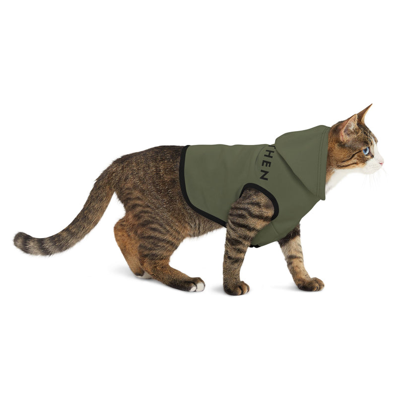 IJTT Pet Hoodie: AT Slash Black | Military Green