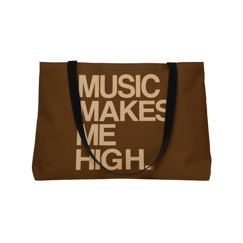 MMMH Weekender Bag (Black Handle): Brown | Tan