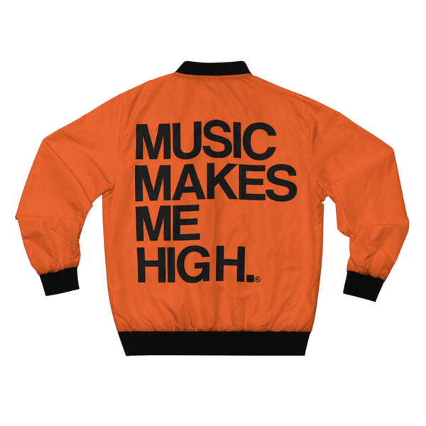 MMMH Unisex Bomber Jacket: Orange | Black