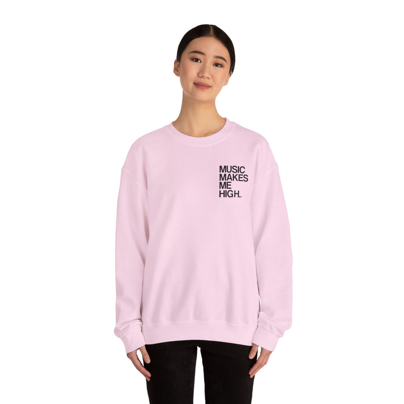 MMMH Unisex Sweatshirt: Light Pink | Black Lettering