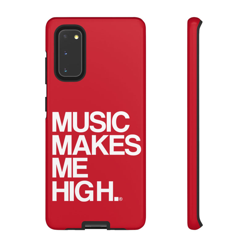 MMMH Classic Phone Case: Dark Red | White