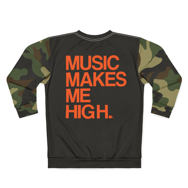 MMMH Unisex Sweatshirt: Camo/Black | Orange