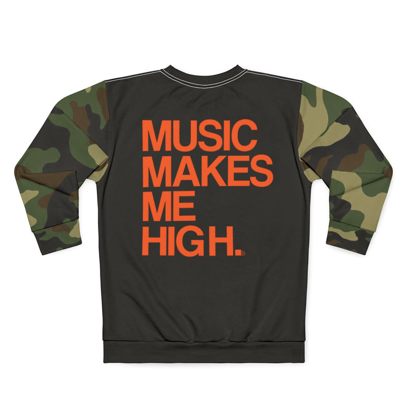 MMMH Unisex Sweatshirt: Camo/Black | Orange